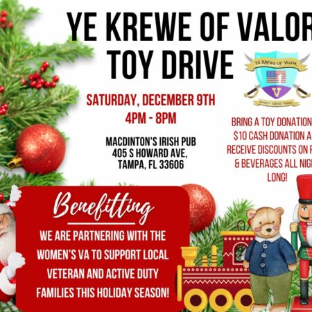 Ye Krewe of Valor Toy Drive